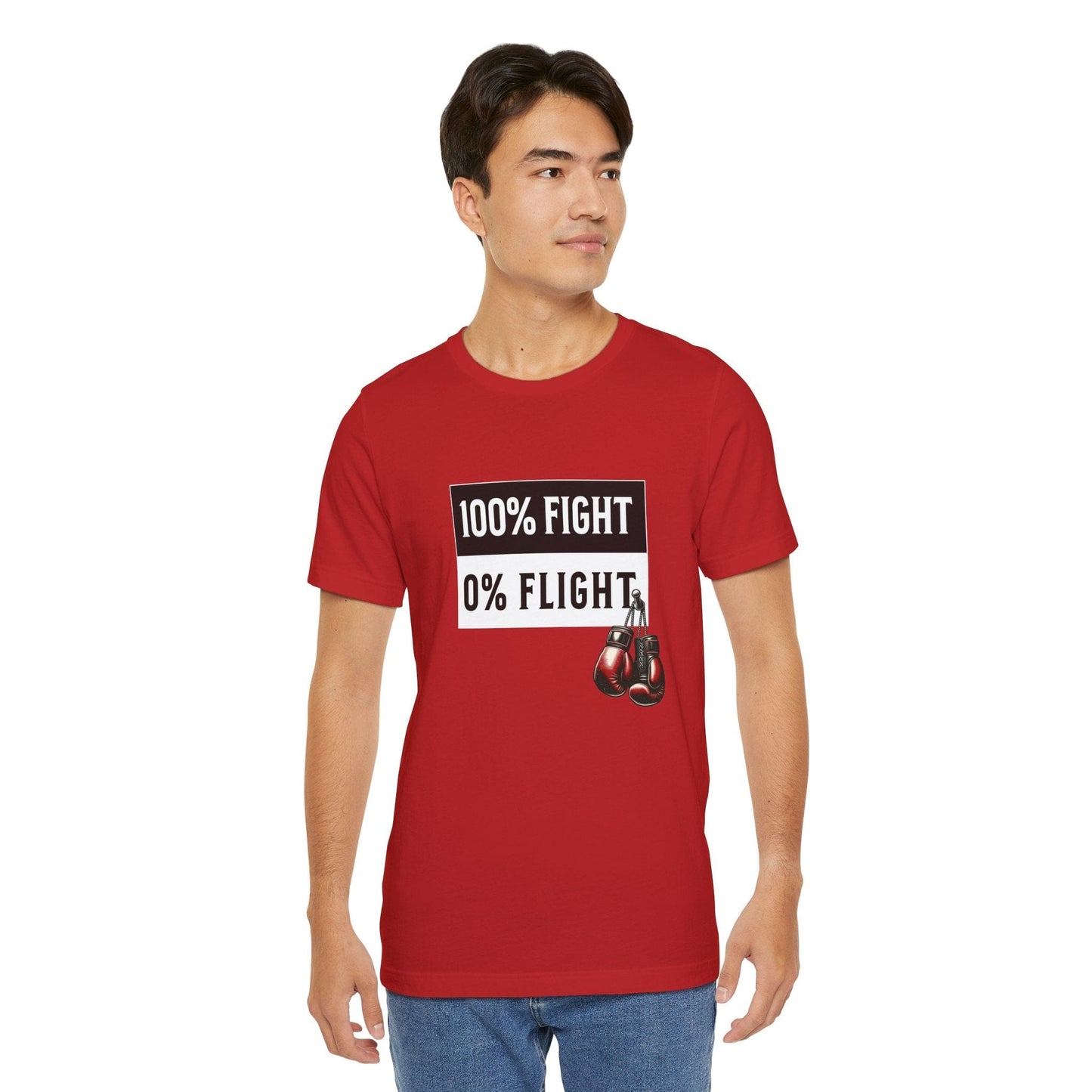 100% Fight 0% Flight MMA Warrior Fighter Unisex Tee