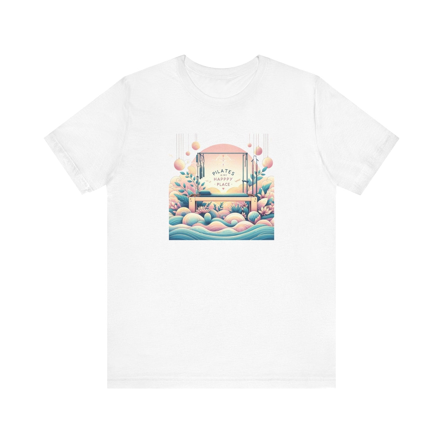 Pilates Is My Happy Place (Garden Sunrise) Tee