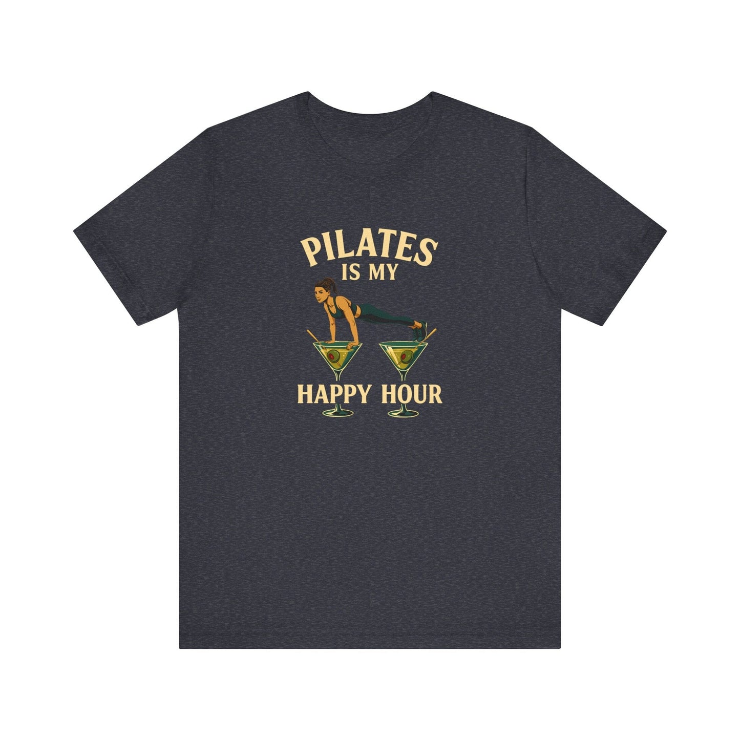 Pilates Is My Happy Hour Shirt – Funny Pilates Lover Tee