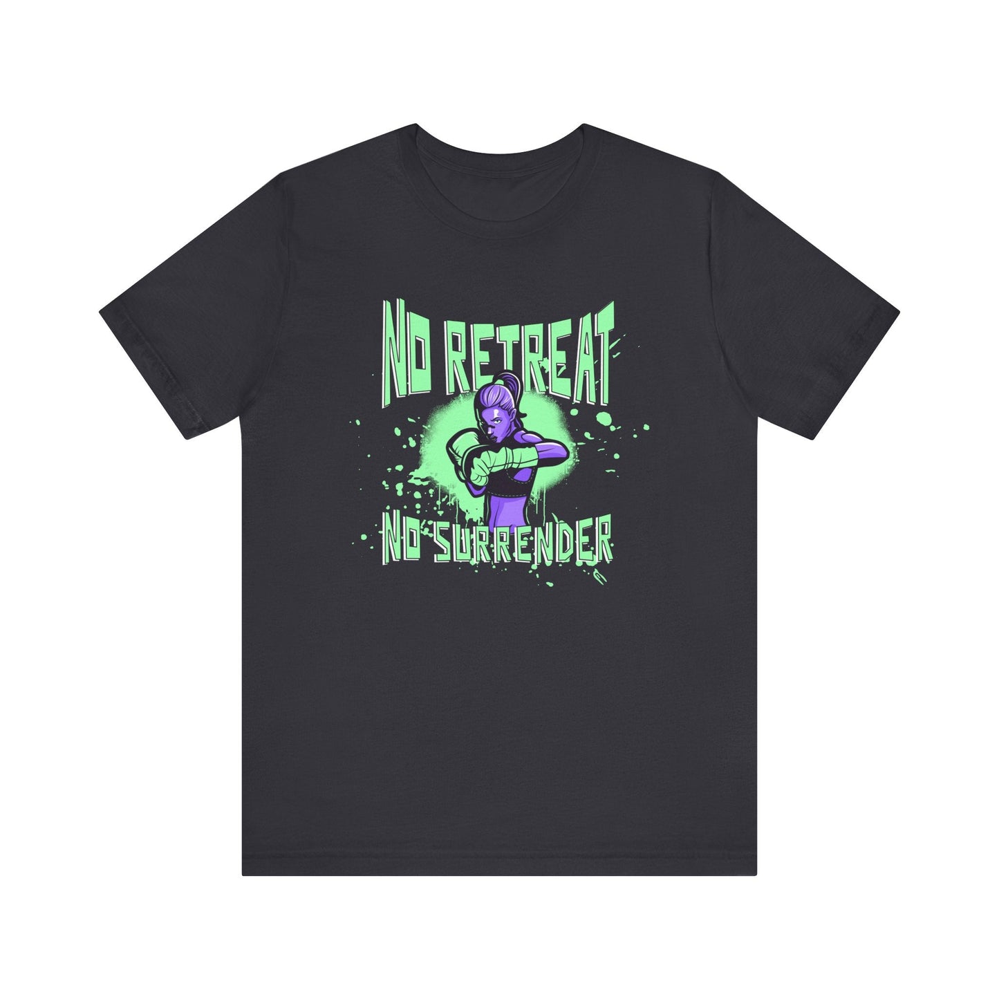 No Retreat No Surrender Female Fighter T-Shirt