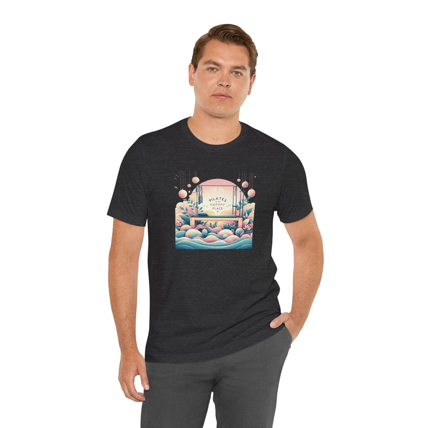 Pilates Is My Happy Place (Garden Sunrise) Tee