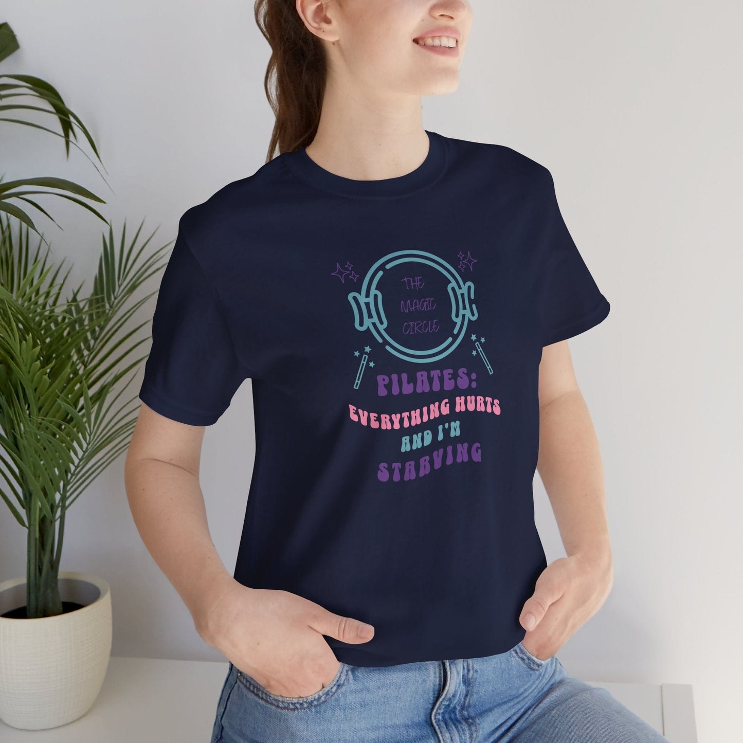 Magic Circle Everything Hurts & I'm Starving Graphic Pilates Tee