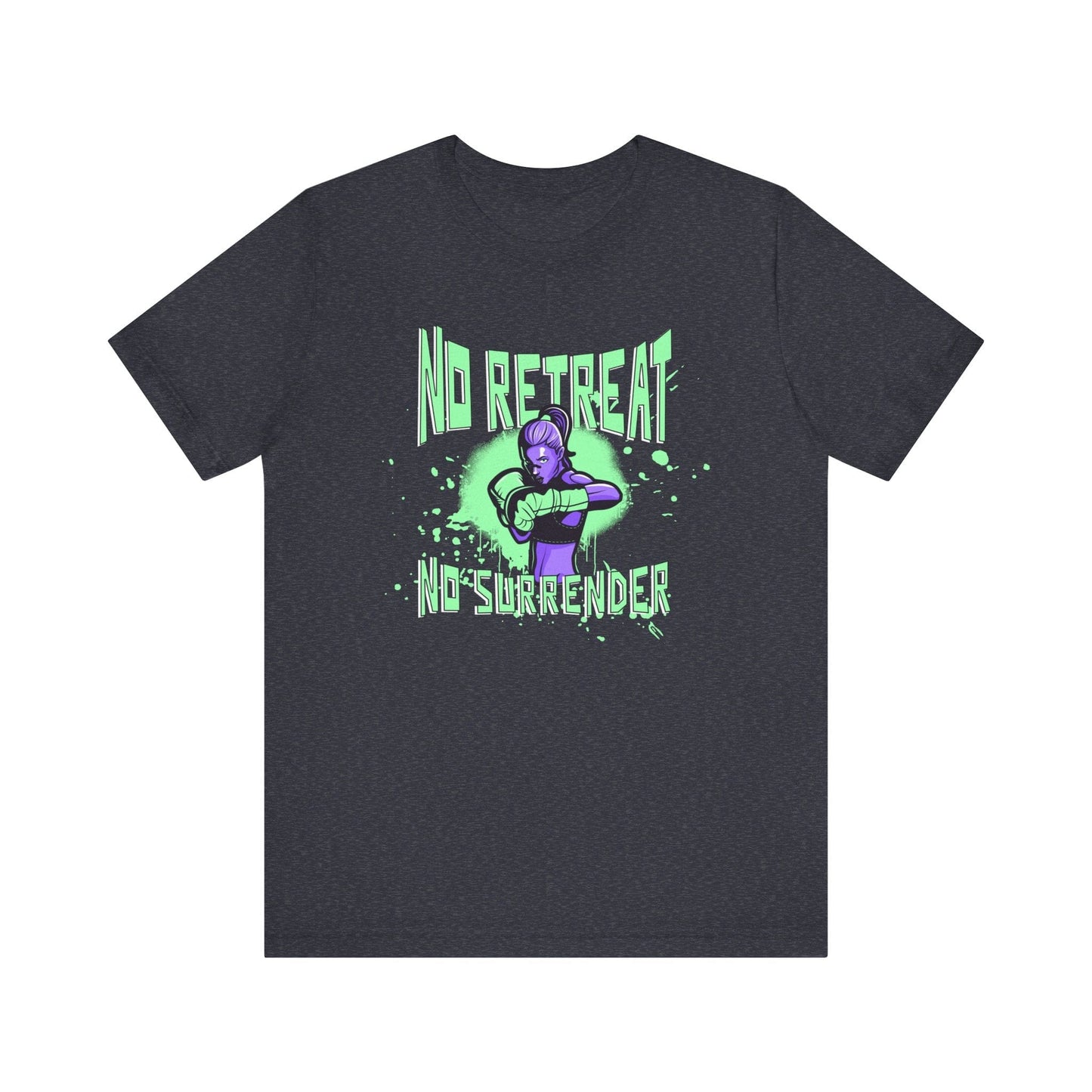 No Retreat No Surrender Female Fighter T-Shirt