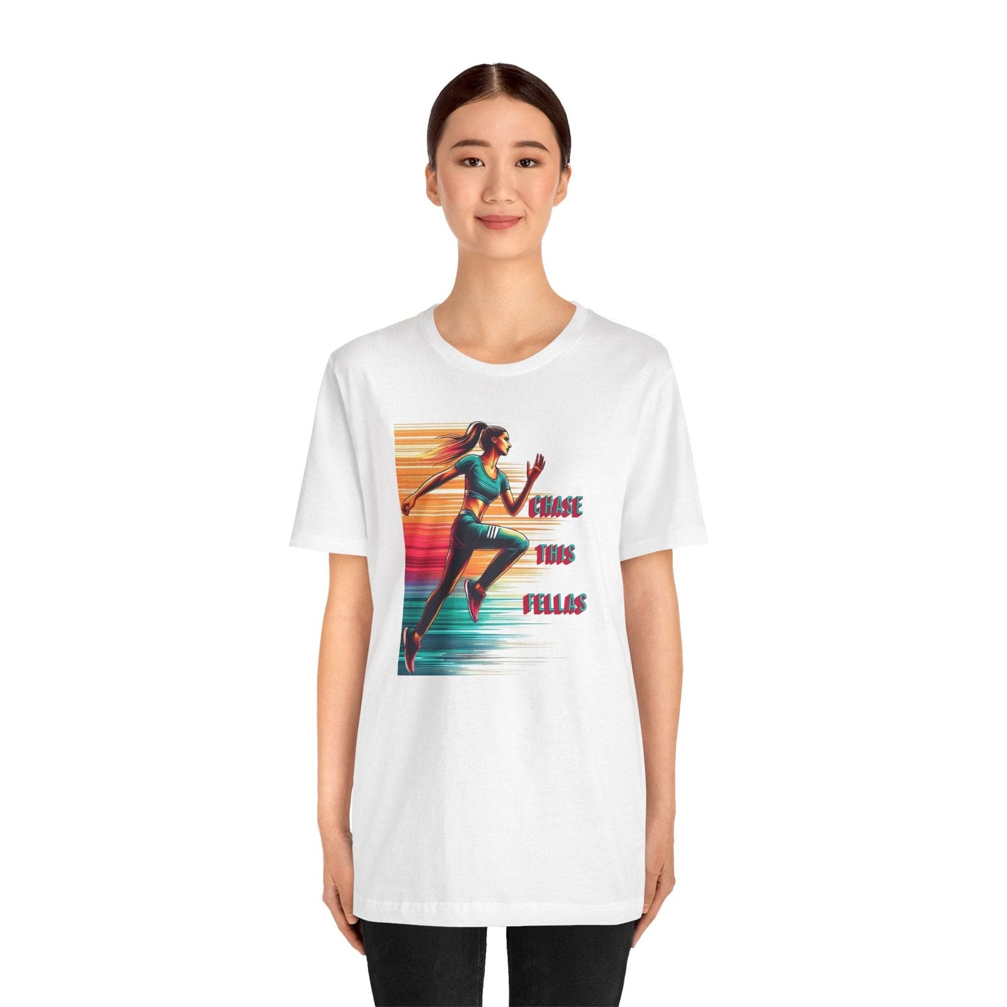 Chase This Fellas Gym Female Running Tee