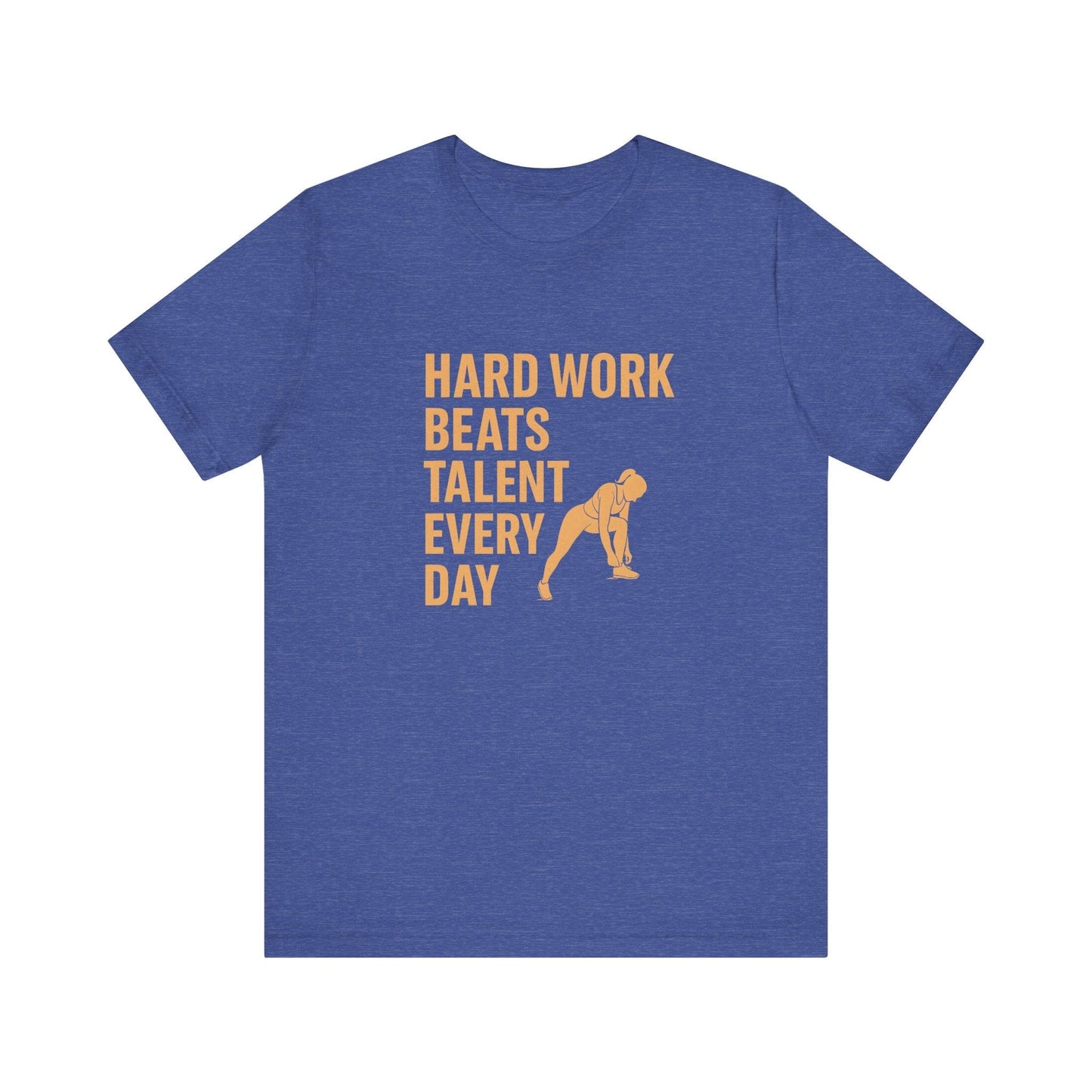 Hard Work Beats Talent Shirt – Grit & Grind Female Athlete Tee