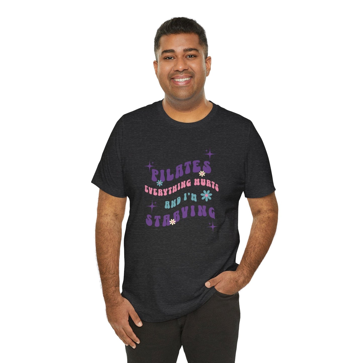 Everything Hurts & I’m Starving Pilates Floral Design Tee