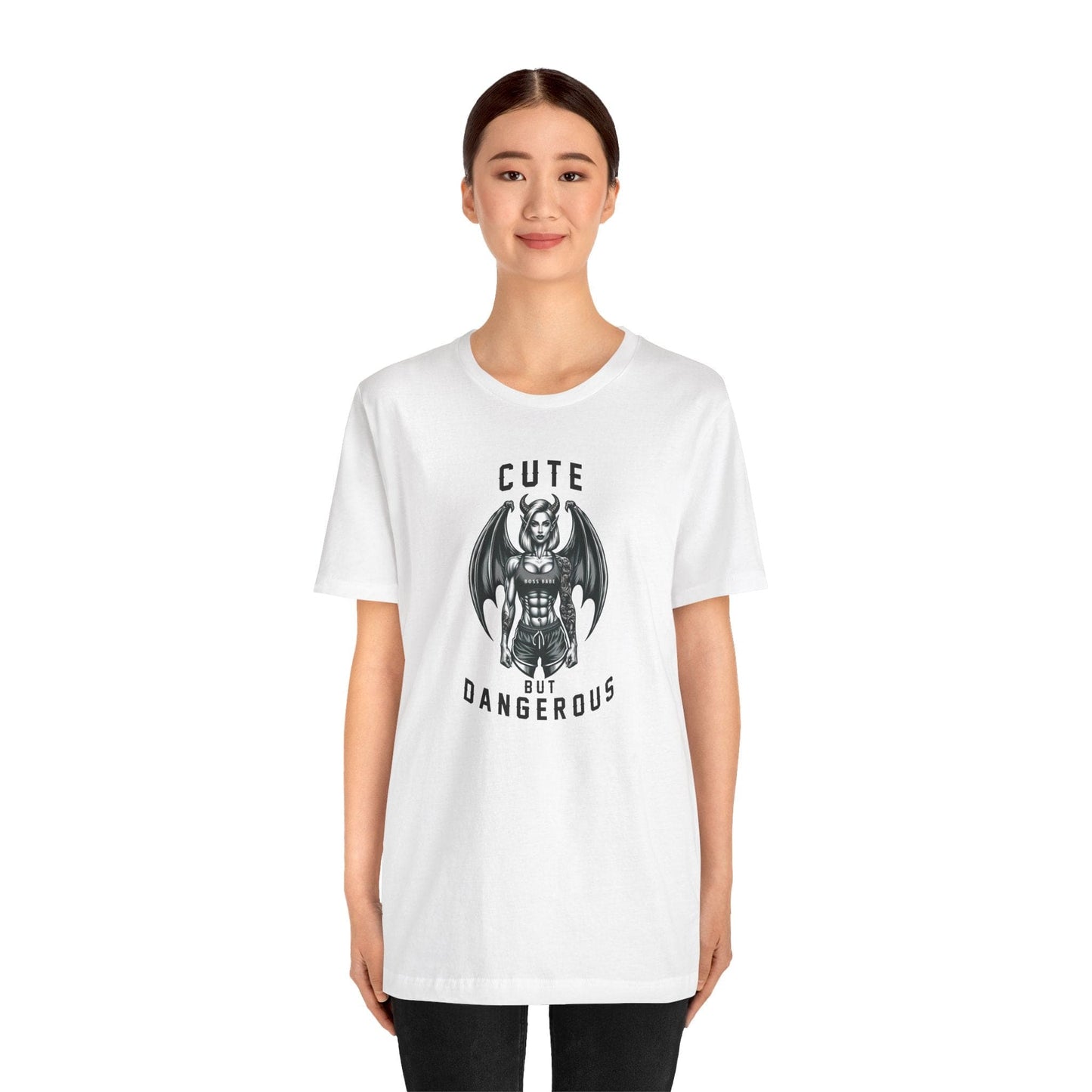 Cute But Dangerous Gargoyle Gym Tee
