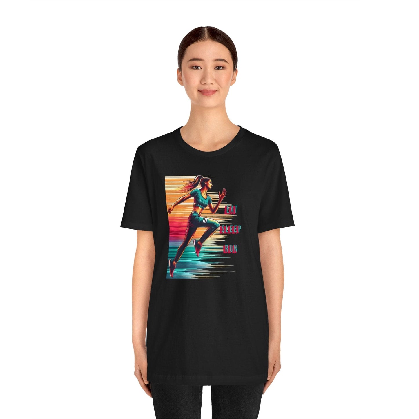 Eat, Sleep, Run Female Running T-Shirt