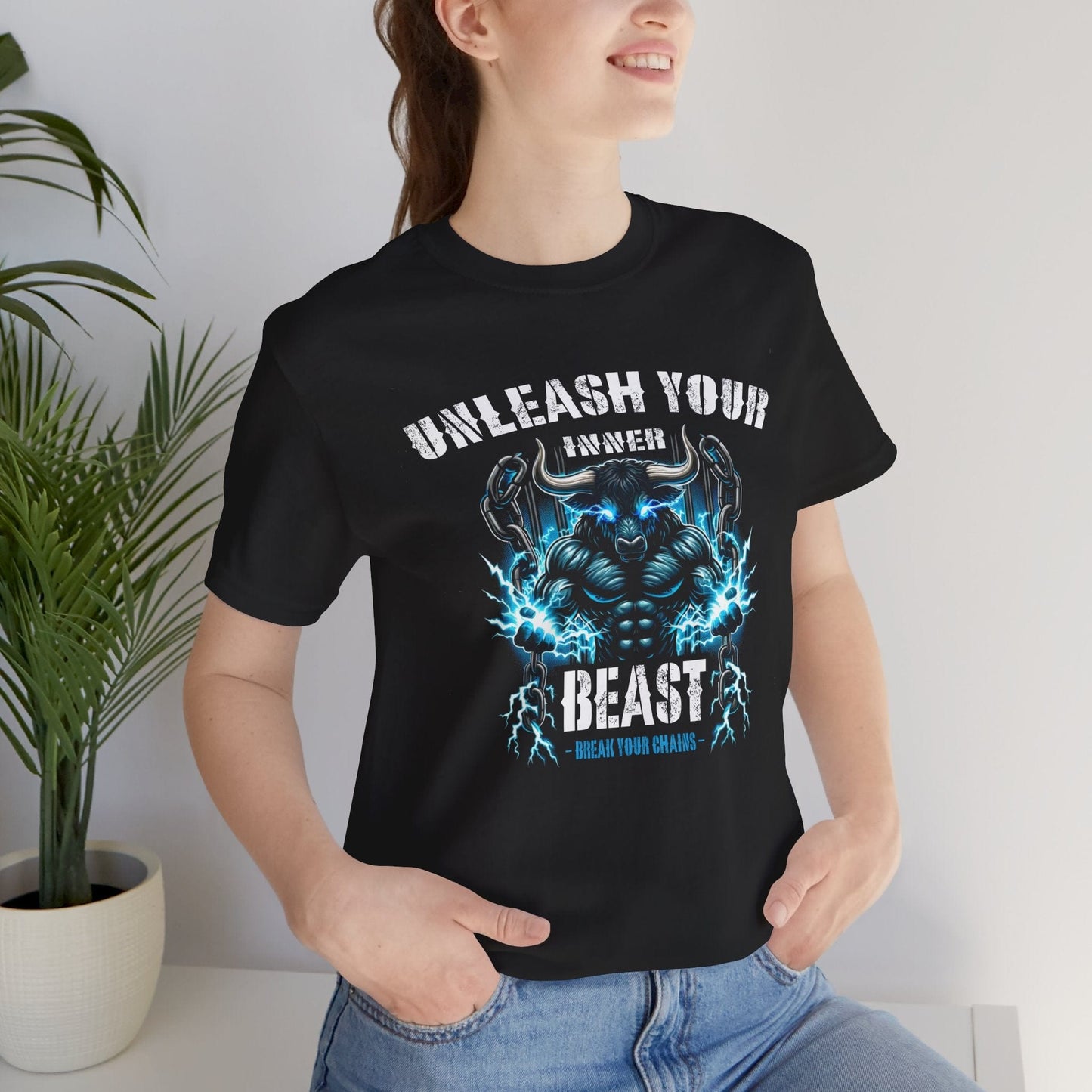 Unleash Your Beast (Break Your Chains) Gym T-Shirt