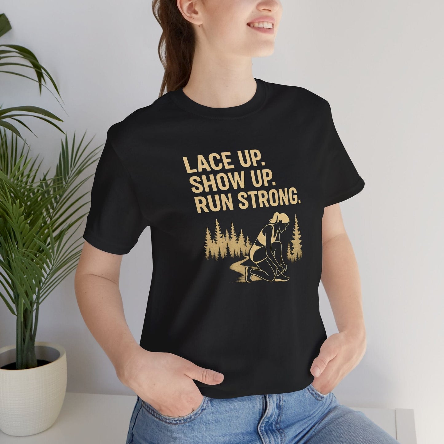 Trail Running Shirt for Women – Lace Up, Show Up, Run Strong
