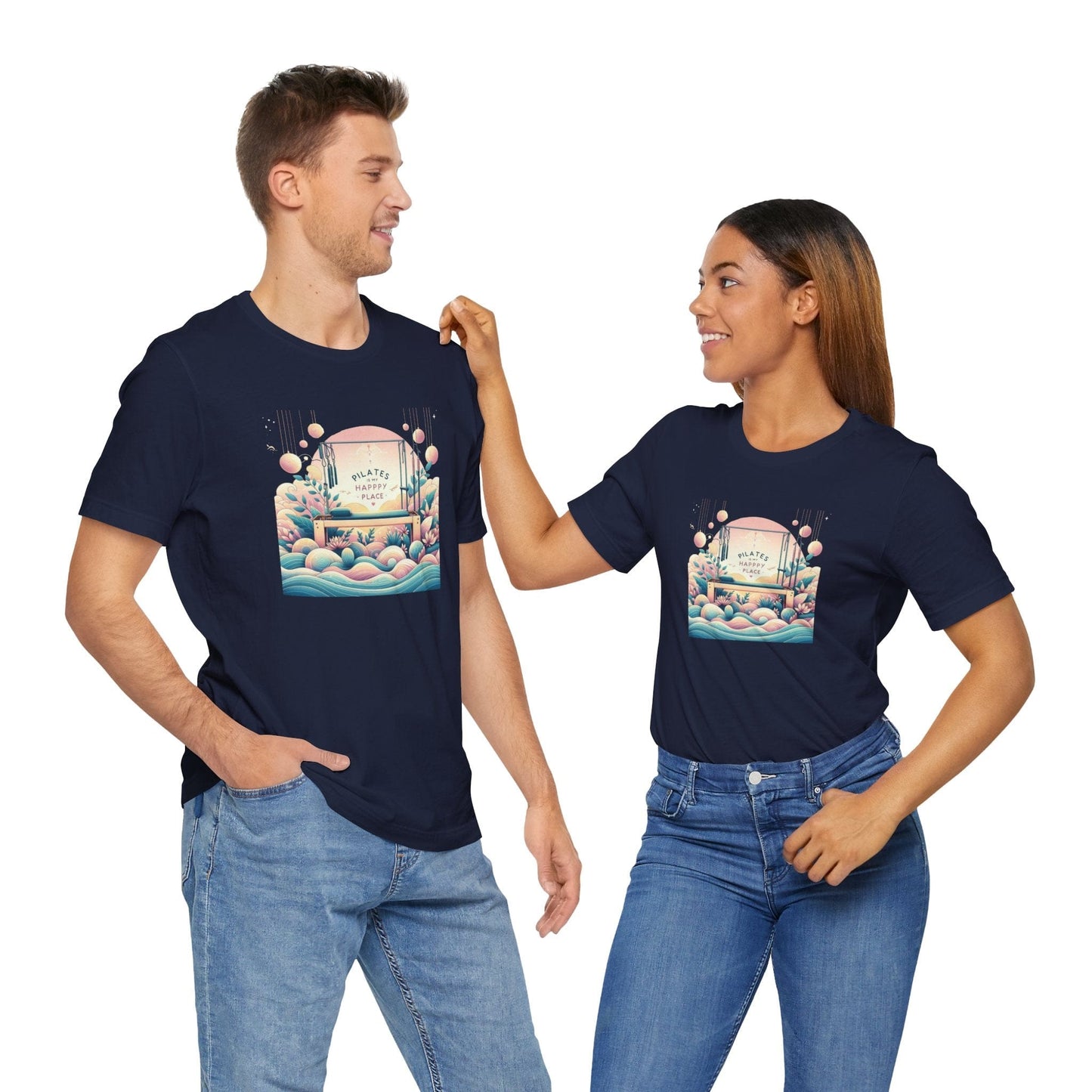 Pilates Is My Happy Place (Garden Sunrise) Tee