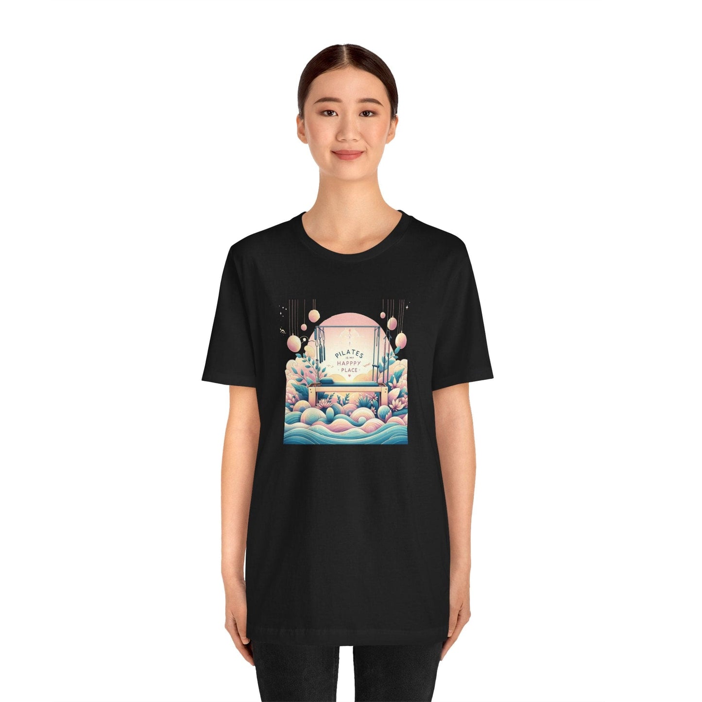Pilates Is My Happy Place (Garden Sunrise) Tee