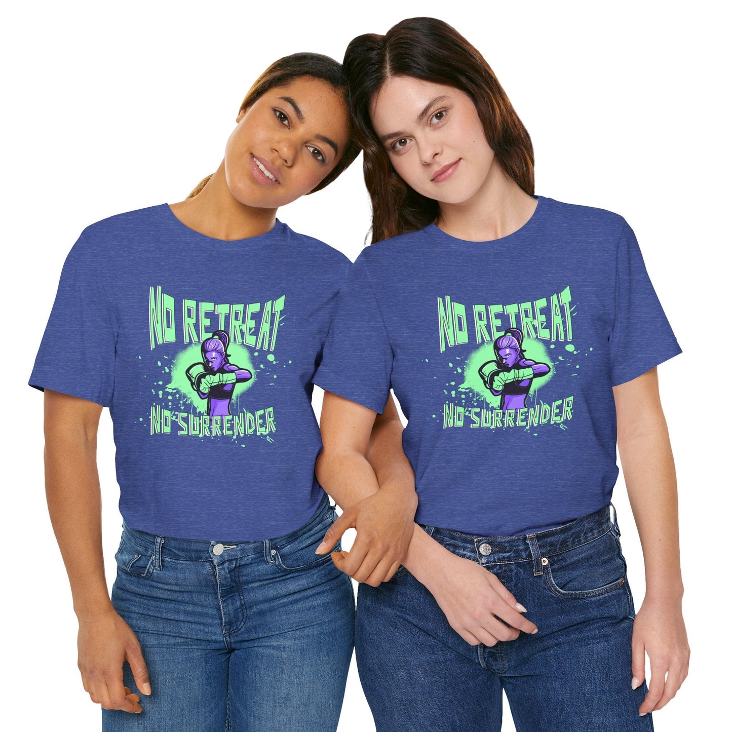 No Retreat No Surrender Female Fighter T-Shirt