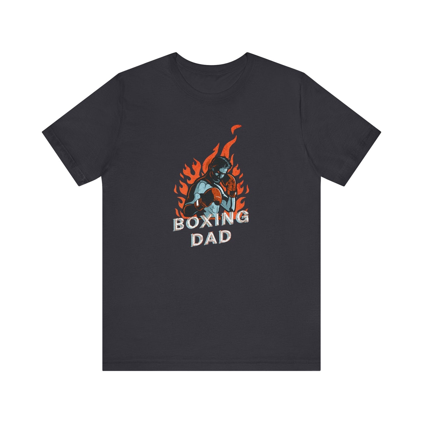 Boxing Dad – Fighter Flame Tee | MMA Dad Shirt