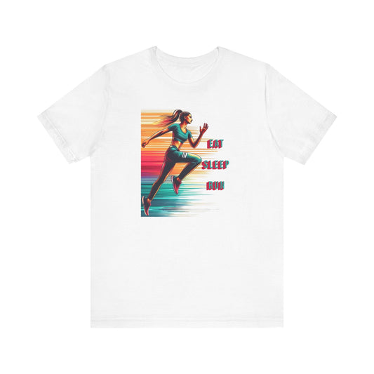 Eat, Sleep, Run Female Running T-Shirt