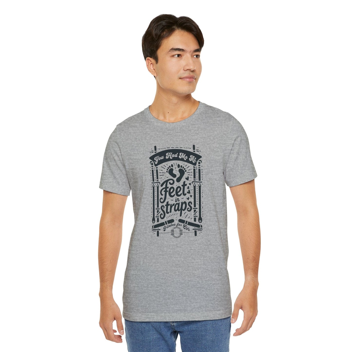 You Had Me At Feet In Straps – Pilates Feet Design Tee