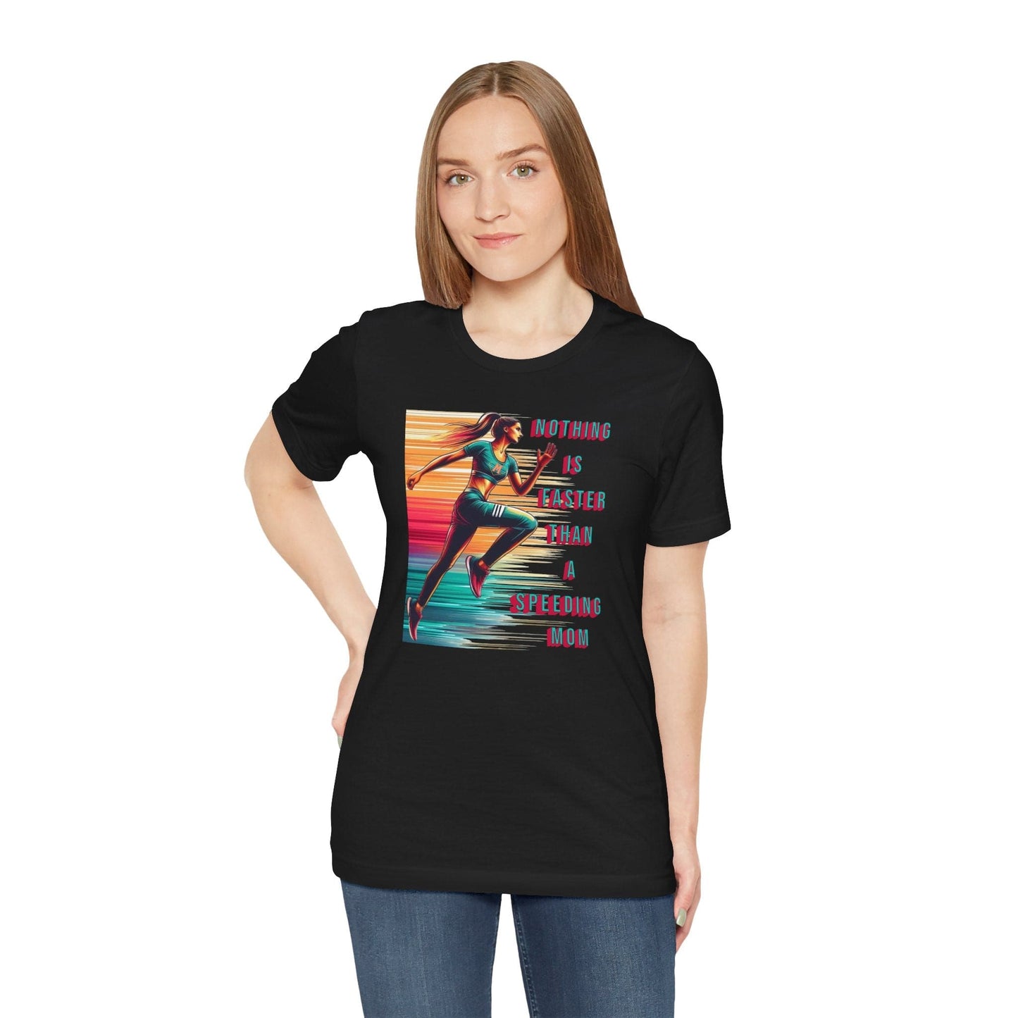 Speeding Mom Running T-Shirt