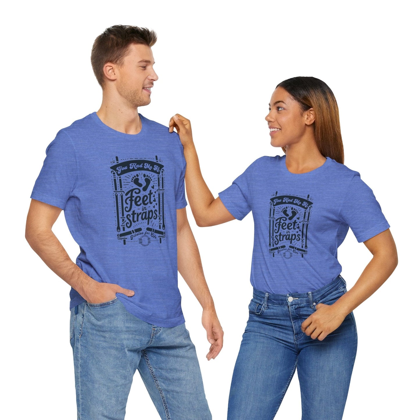 You Had Me At Feet In Straps – Pilates Feet Design Tee