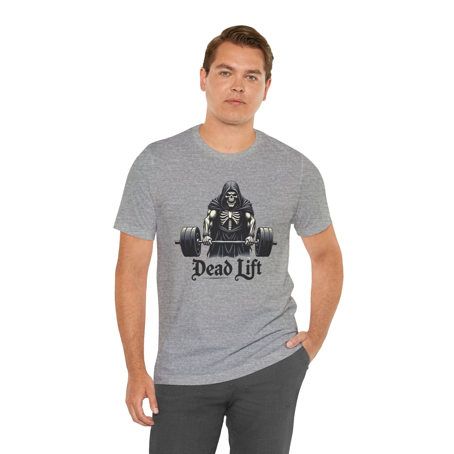 Powerlifting Tee - Grim Reaper Dead Lift Funny T-Shirt