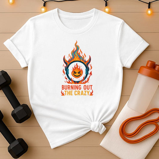 Burning Out The Crazy Pilates Magic Circle T-Shirt