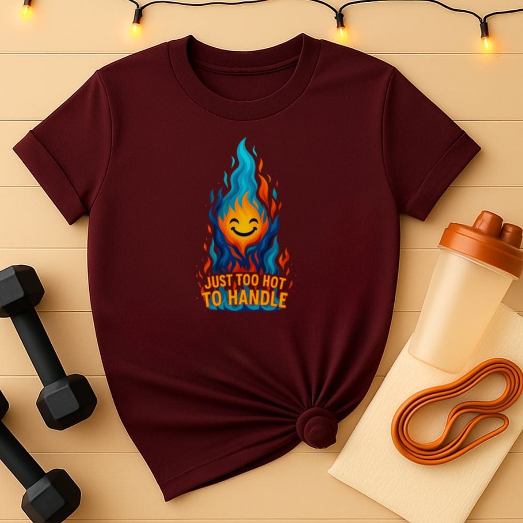 Flame Wisp Fitness Gym Unisex T-Shirt - Too Hot to Handle