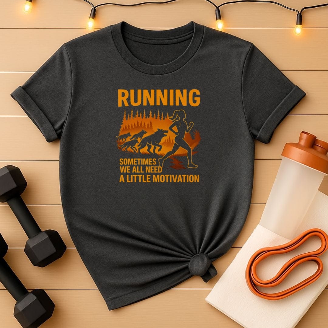 Running Motivation Female Silhouette T-Shirt