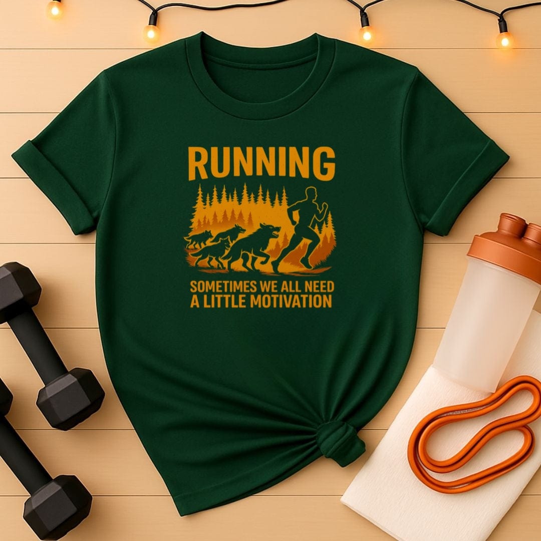 Running Motivation - Funny Wolfpack Chase Tee