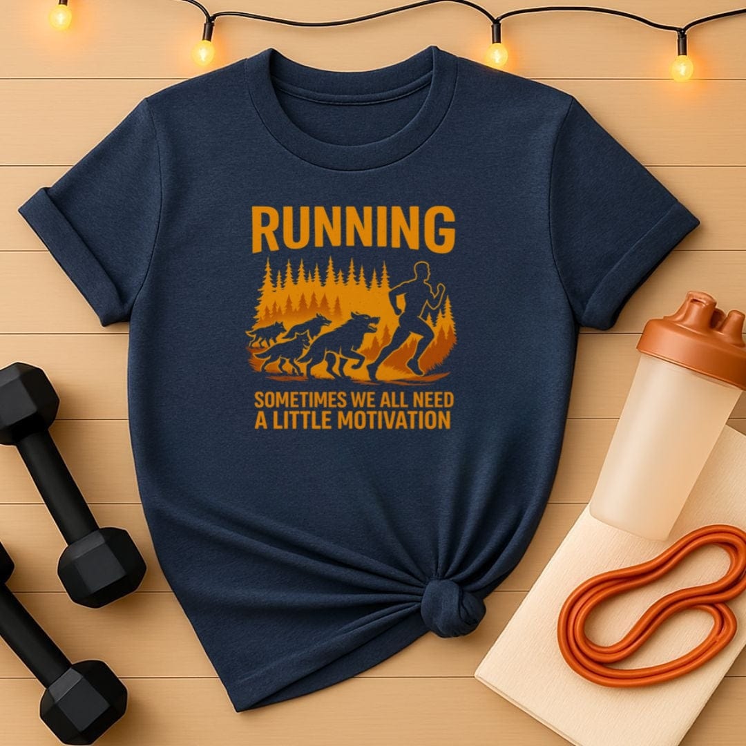 Running Motivation - Funny Wolfpack Chase Tee