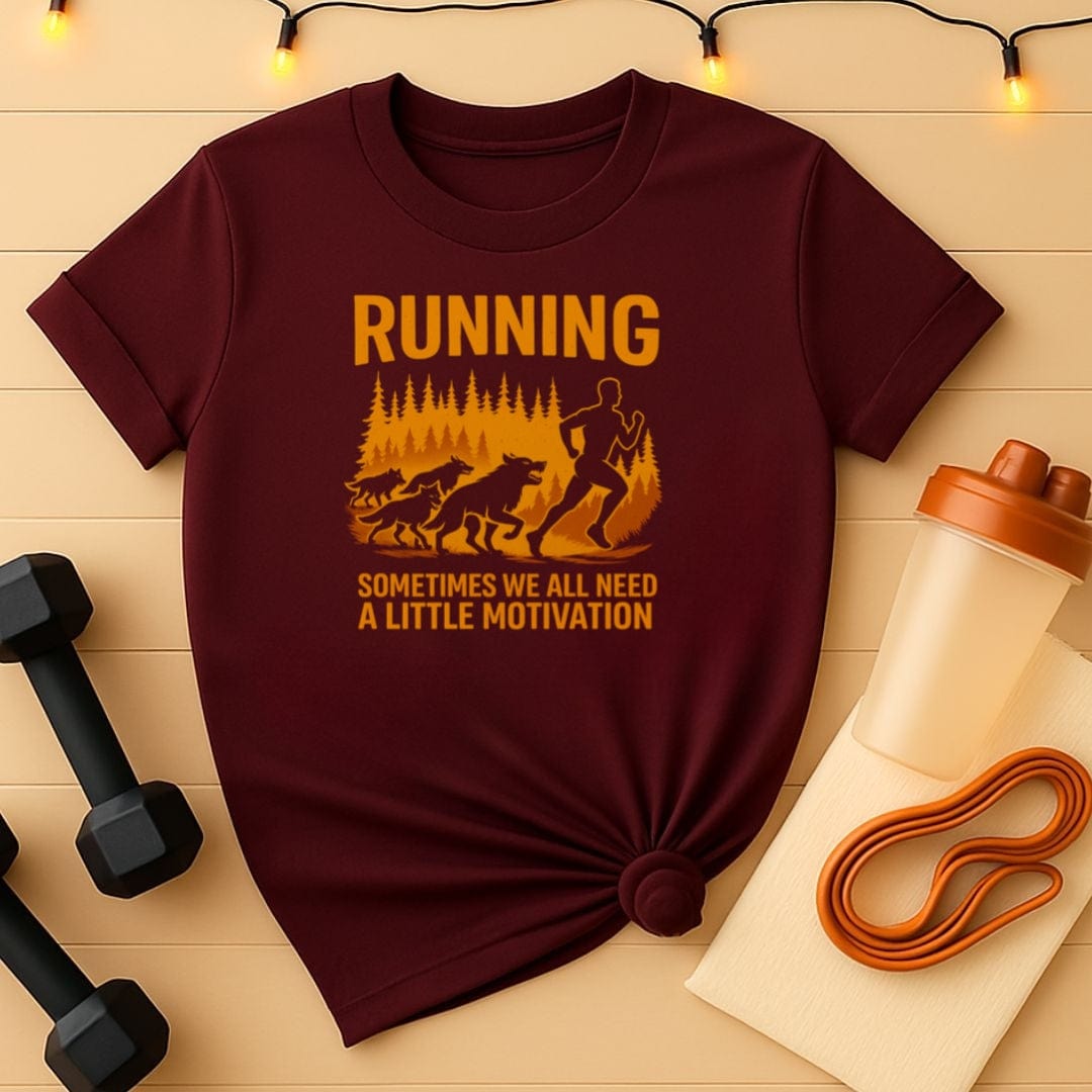 Running Motivation - Funny Wolfpack Chase Tee