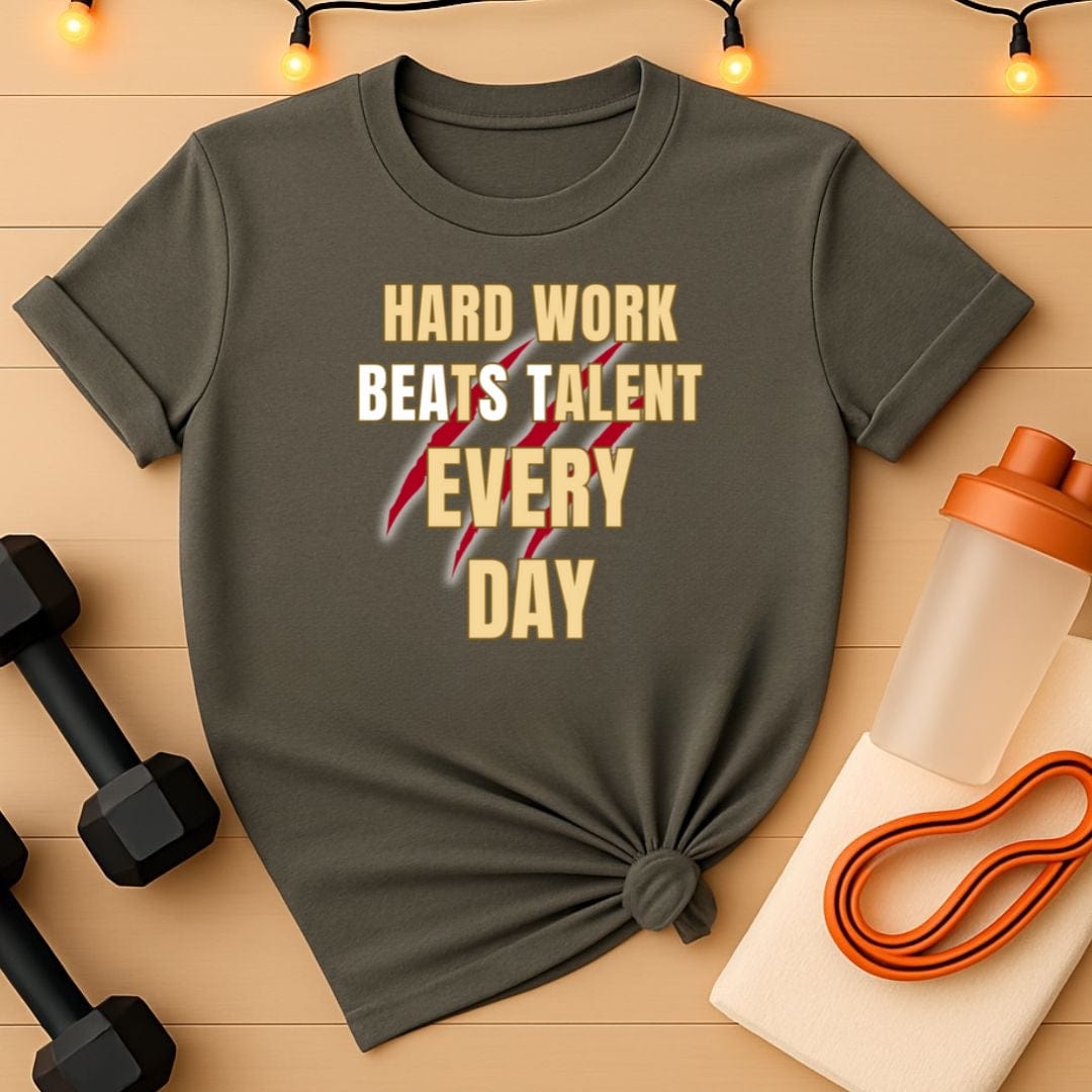 Hard Work Beats Talent Shirt – Hidden BEAST Message