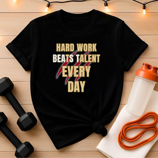 Hard Work Beats Talent Shirt – Hidden BEAST Message