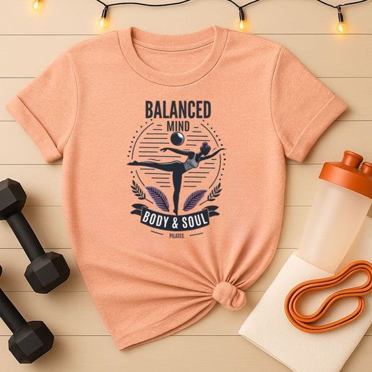 Balanced Mind Body & Soul Pilates T-Shirt