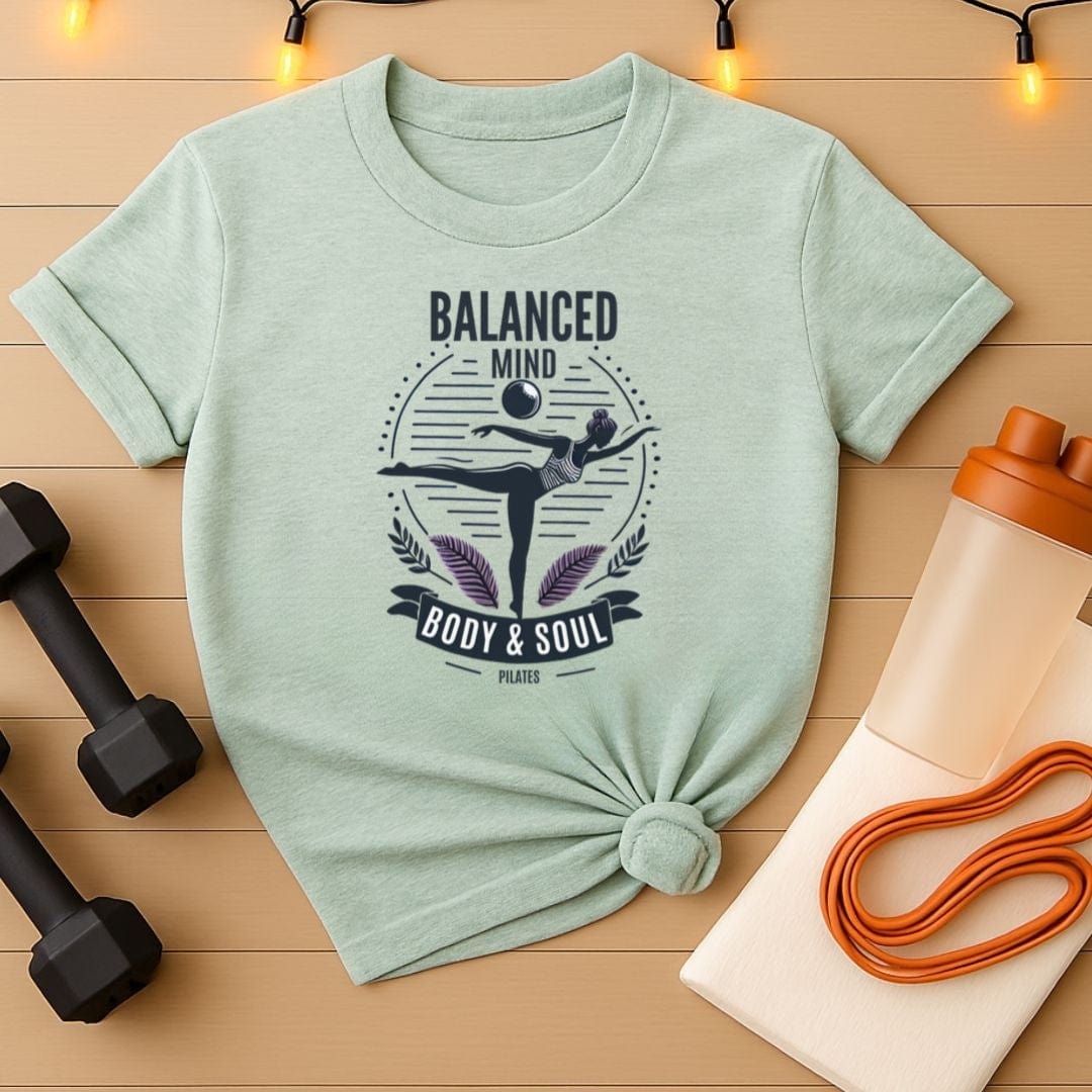 Balanced Mind Body & Soul Pilates T-Shirt
