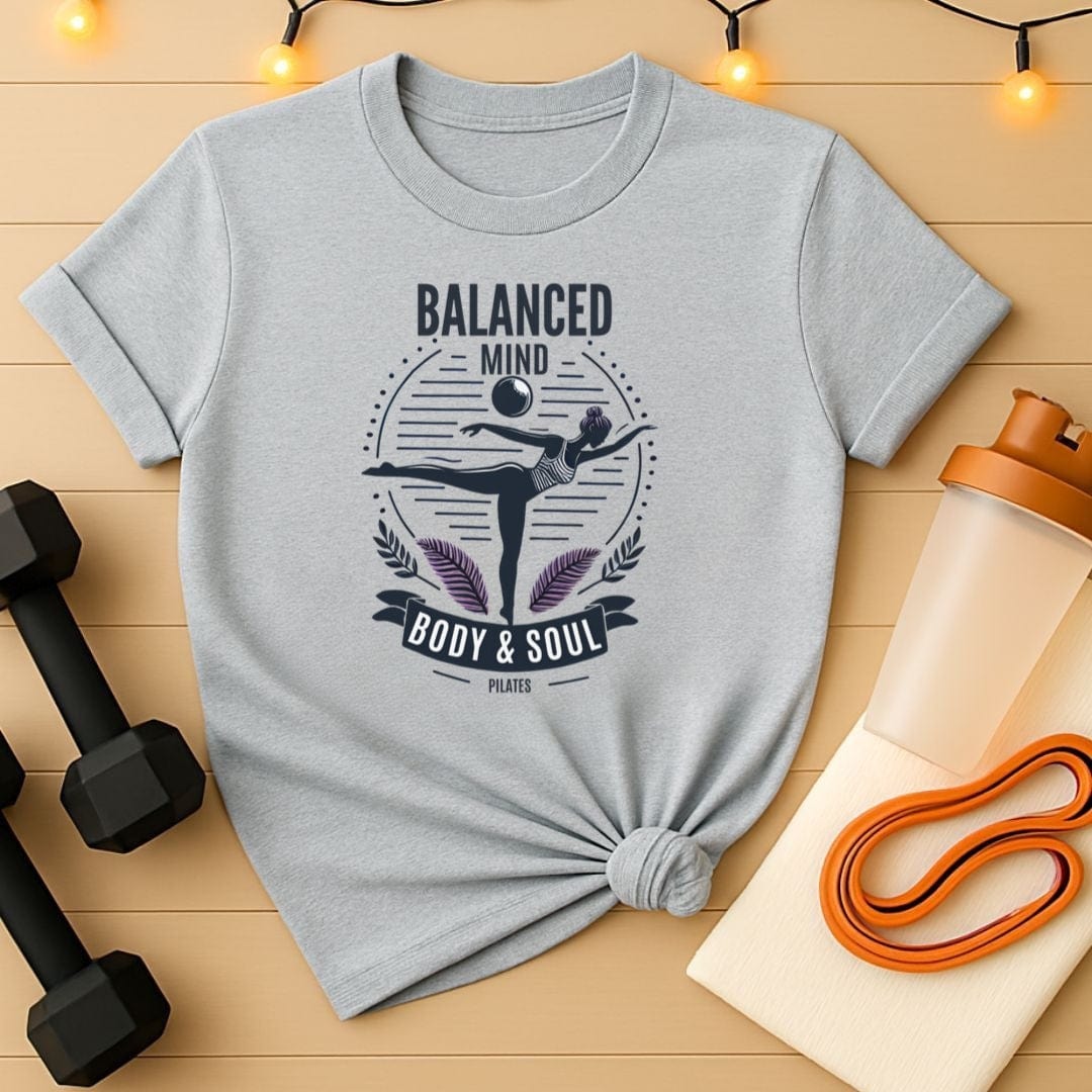 Balanced Mind Body & Soul Pilates T-Shirt