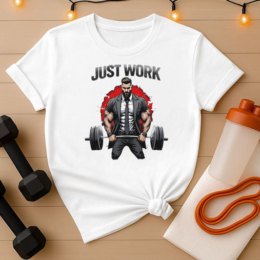 Alpha Hustler Gym Tee - Businessman Powerlifting Graphic T-Shirt