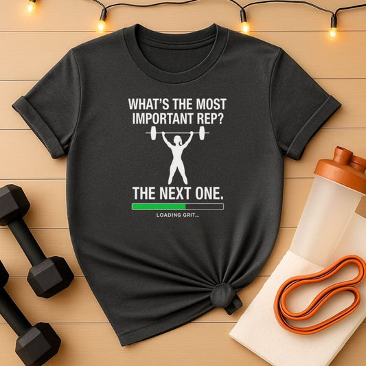 The Next Rep - Women's Weightlifting T-Shirt