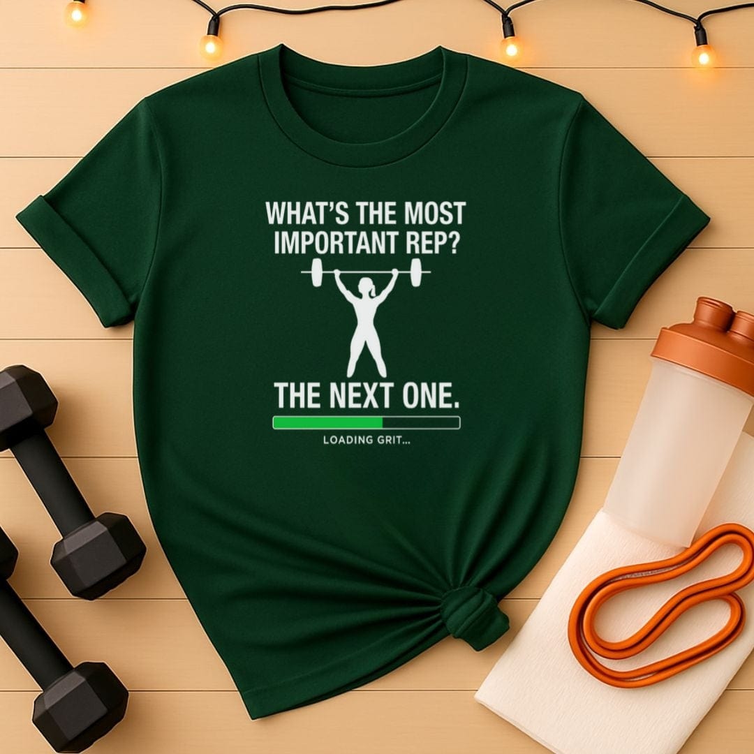 The Next Rep - Women's Weightlifting T-Shirt | Grit Gym Workout Tee