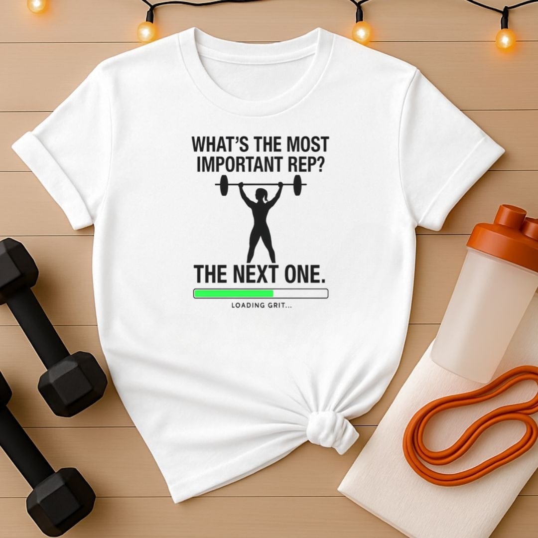 The Next Rep - Women's Weightlifting T-Shirt | Grit Gym Workout Tee