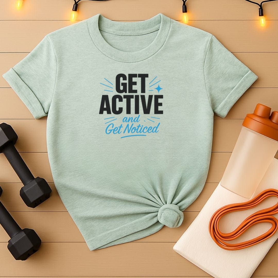 Get Active Workout Fitness Motivation Gym Tee