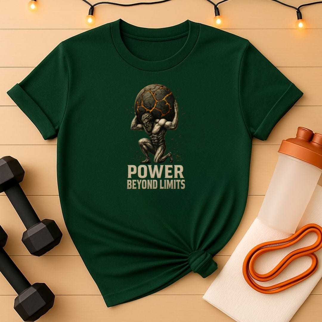 Atlas Strength Gym Unisex Tee Shirt, Molten Rock Workout Top