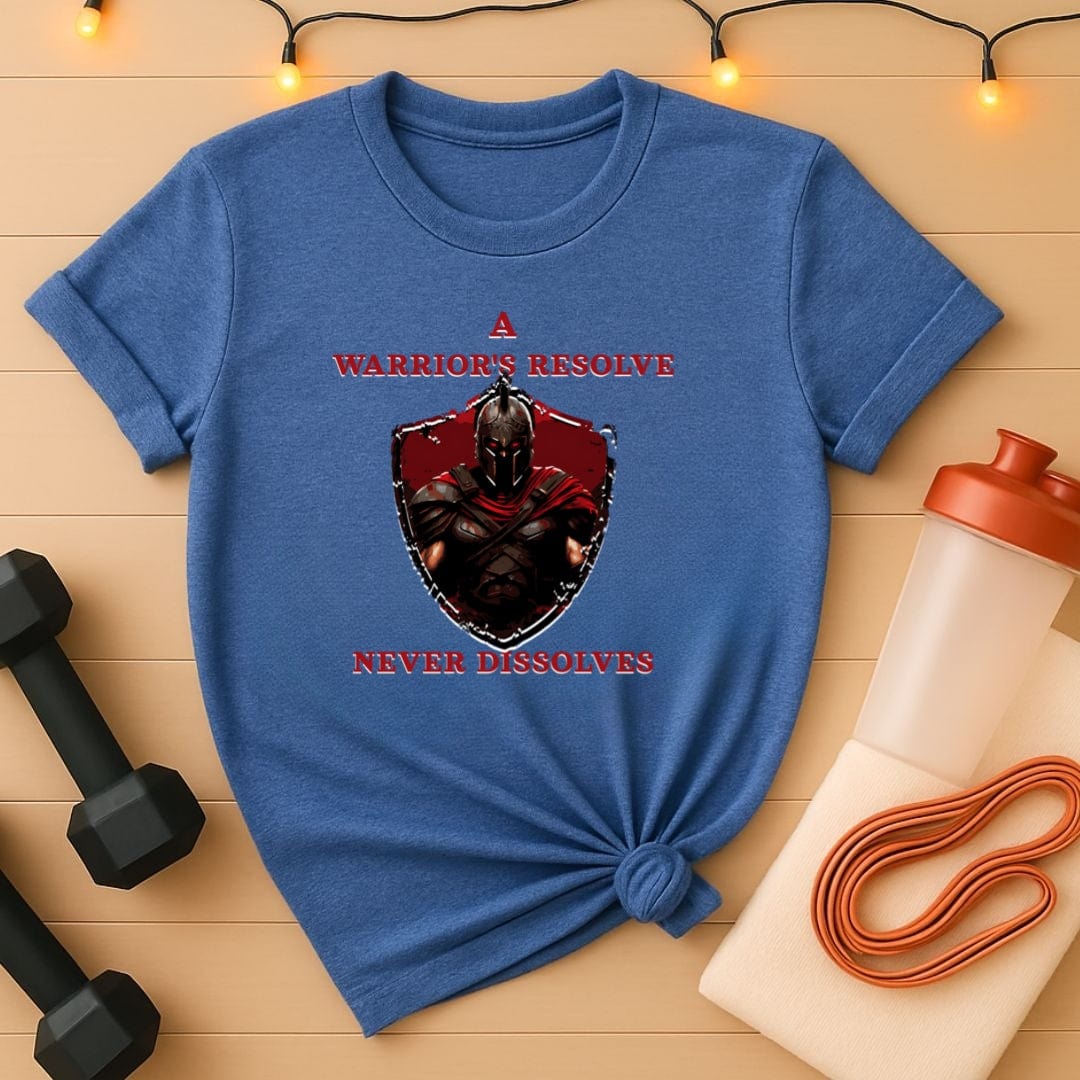 A Warrior's Resolve Never Dissolves Gym T-Shirt