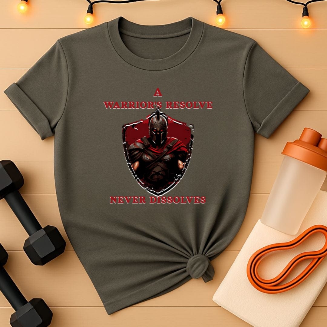 A Warrior's Resolve Never Dissolves Gym T-Shirt