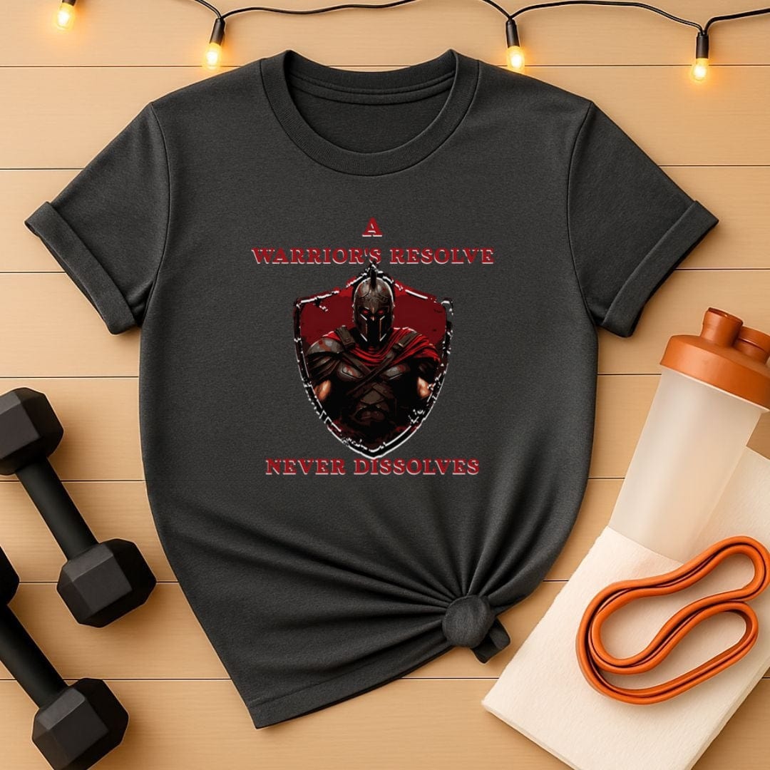 A Warrior's Resolve Never Dissolves Gym T-Shirt