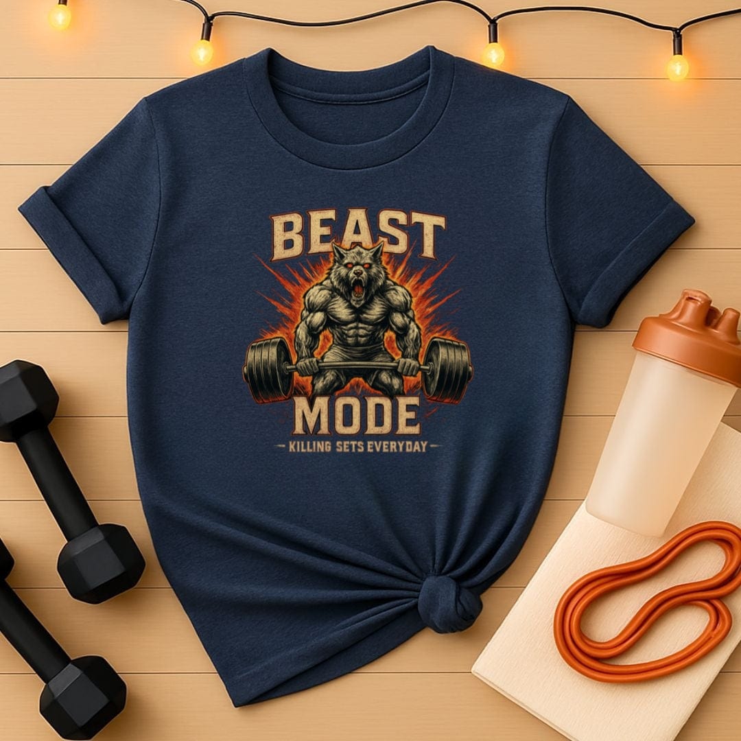 Beast Mode 'Killing Sets Every Day' Werewolf Gym Tee