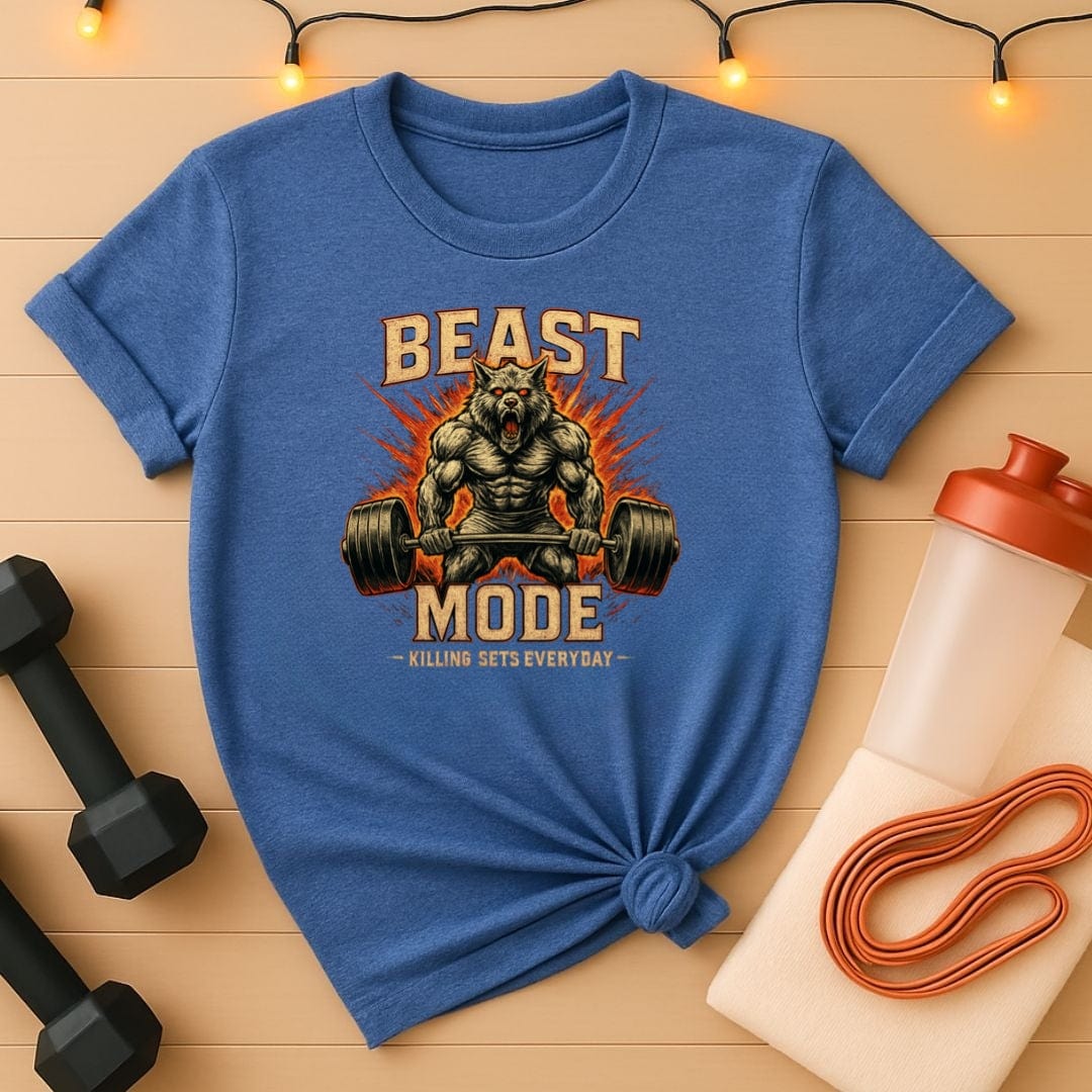 Beast Mode 'Killing Sets Every Day' Werewolf Gym Tee