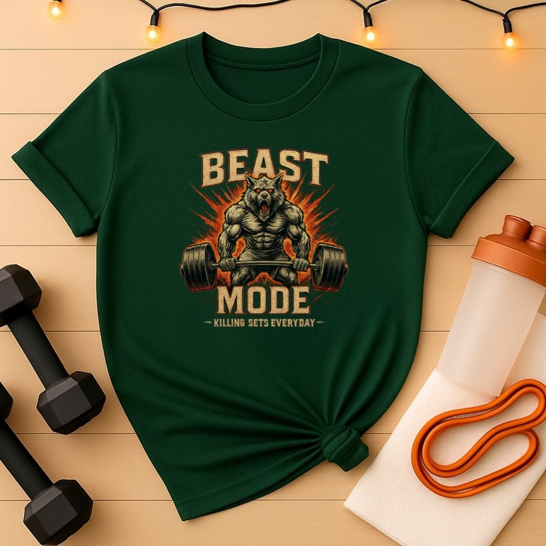 Beast Mode 'Killing Sets Every Day' Werewolf Gym Tee