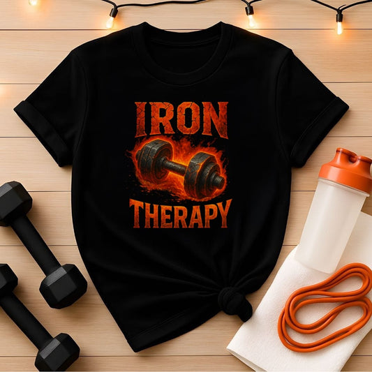 Iron Therapy - Dumbbell Edition Strength Training Tee