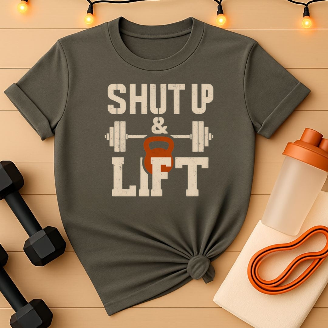 Shut Up & Lift Shirt Strength Training Tee