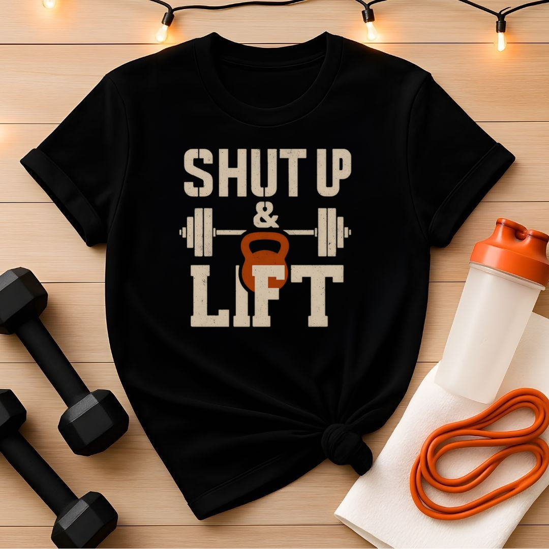 Shut Up & Lift Shirt Strength Training Tee