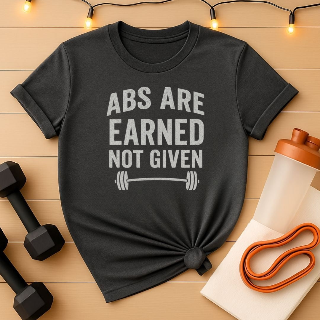 Abs Are Earned Not Given- Unisex Athletic Top